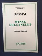 Rossini Messe Solenelle Vocal score, Boeken, Muziek, Gelezen, Ophalen of Verzenden