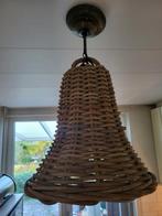 Rotan kerstklok hanglamp, Huis en Inrichting, Lampen | Hanglampen, Ophalen of Verzenden, Zo goed als nieuw, Minder dan 50 cm