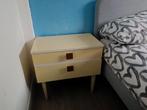 Vintage Geel Nachtkastje - Ophalen vóór 30 okt!, Ophalen, Gebruikt, Minder dan 45 cm, 55 tot 70 cm
