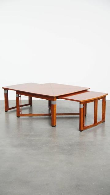 Art Deco Schuitema design salontafel met uitschuifbare delen beschikbaar voor biedingen