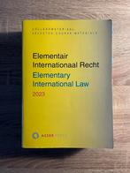 Elementair Internationaal Recht (uit 2023), Ophalen of Verzenden, Asser Press, Alpha, WO
