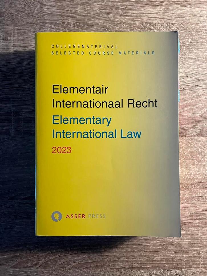 Elementair Internationaal Recht (uit 2023), Boeken, Studieboeken en Cursussen, Zo goed als nieuw, WO, Alpha, Ophalen of Verzenden