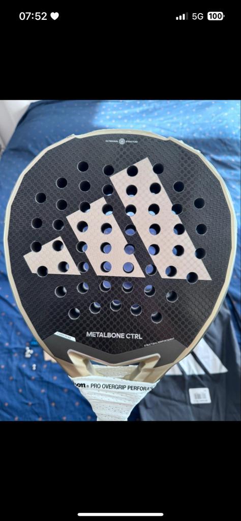 Adidas Metalbone 3.4 Ctrl 2025 Padelracket, Sport en Fitness, Padel, Zo goed als nieuw, Padelracket, Ophalen of Verzenden