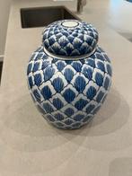 Delfts Blauwe Pot met Deksel, Antiek en Kunst, Ophalen of Verzenden