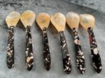 Parelmoer lepeltjes kaviaarlepeltjes handmade eierlepeltjes, Ophalen of Verzenden