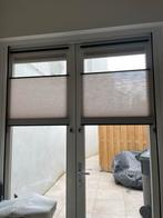 2 plisse gordijnen, Ophalen, Zo goed als nieuw, Beige, 200 cm of meer