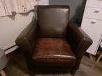Leren fauteuil, Ophalen of Verzenden, Zo goed als nieuw, 50 tot 75 cm, Leer