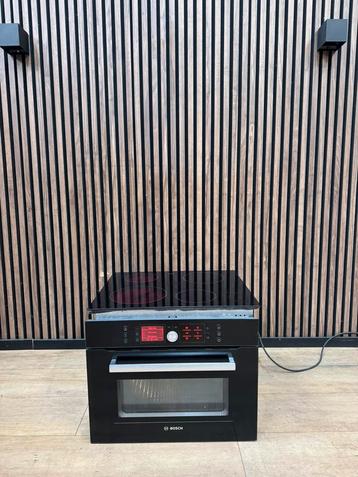 LUXE ZWARTE BOSCH COMBI OVEN INCL. PELGRIM KOOKPLAAAT beschikbaar voor biedingen