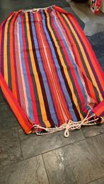 Kleurrijke hangmat - Nieuwstaat, Opvouwbaar, Nieuw, Ophalen of Verzenden, Eenpersoons