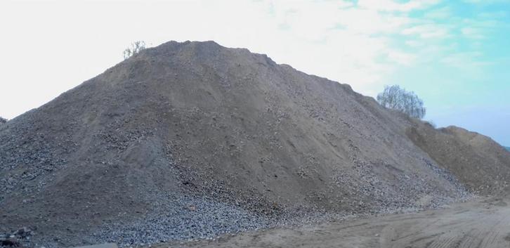 Menggranulaat/puingranulaat/gebroken puin 3000 ton, Tuin en Terras, Grind, Keien en Split, Overige typen, Ophalen