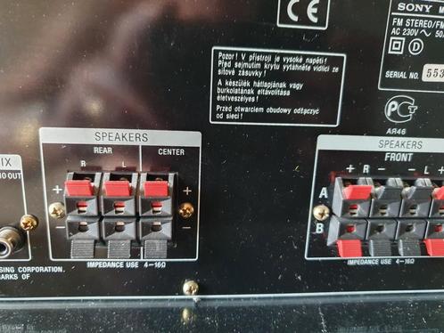 4x Sony versterkers en 2x afstb en platenspeler Philips, Audio, Tv en Foto, Versterkers en Receivers, Zo goed als nieuw, Stereo