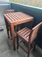 IKEA APPLARÖ bartafel + twee barstoelen, Tuin en Terras, Ophalen, Gebruikt, Hout