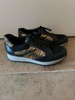 Zwart/Gouden Tudo Volta Gezondheids Sneakers maat 41, Tudo Volta, Zwart, Ophalen of Verzenden, Sneakers of Gympen