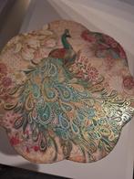 Prachtige doos pauwendoos, Ophalen of Verzenden, Glas of Kopje