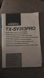 Handleiding Onkyo TX-SV313pro, Ophalen of Verzenden, Zo goed als nieuw