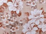 11754 Spicy terra bloemenbehang met grote bloemen swiet, Verzenden, Minder dan 10 m², Beige