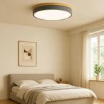 Plafondlamp grijs met hout, ., Nieuw, Ophalen of Verzenden, .