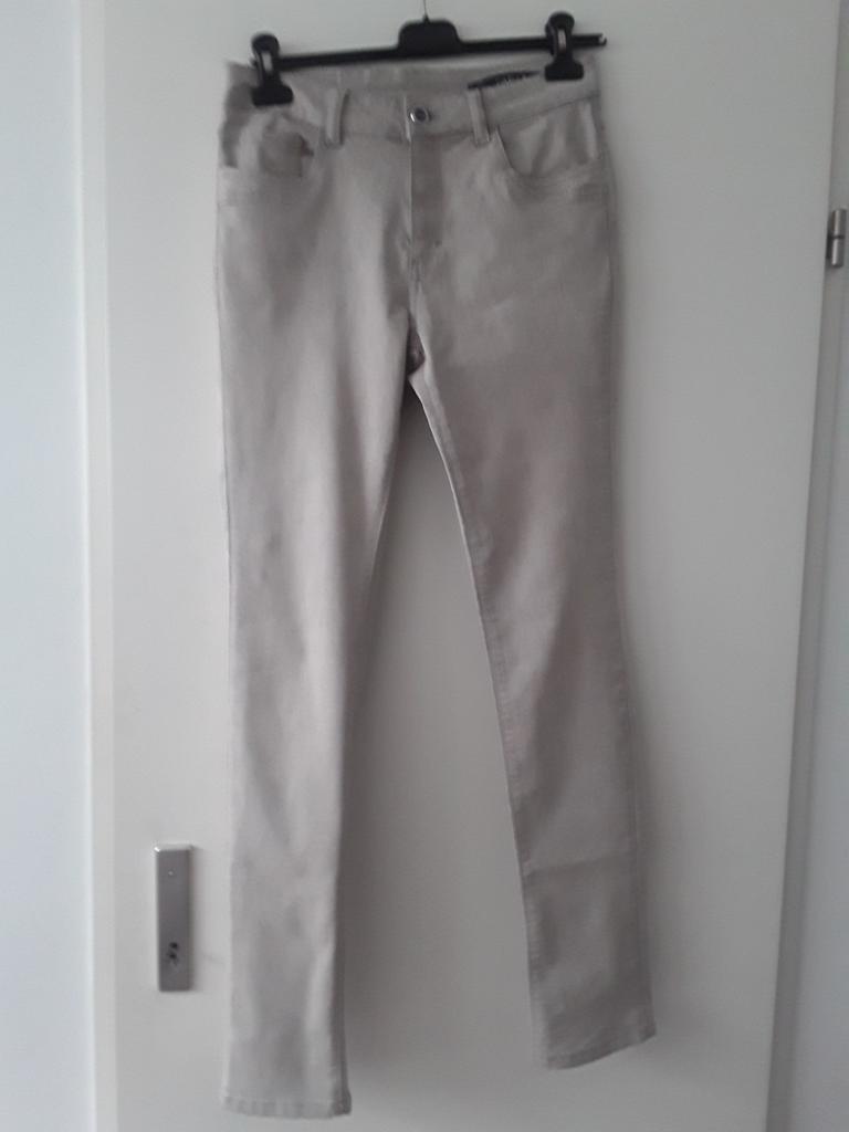 Broek jeans Parami 36  beige, Beige, Ophalen of Verzenden, Zo goed als nieuw, Maat 36 (S)