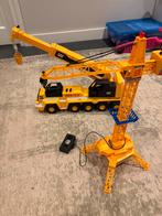 Kinderspeelgoed hijskraan en vrachtwagen, Ophalen, Gebruikt, Afstandsbediening