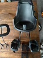 Bobike Fietsstoeltje Achter + 2 Houders, Ophalen, Gebruikt, Achterzitje, Voetsteuntjes