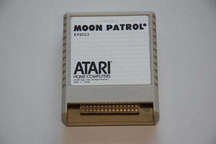 Atari XL / XE : Moon Patrol (RX8052), Spelcomputers en Games, Games | Atari, Gebruikt, Overige modellen, Shooter, 2 spelers, Vanaf 3 jaar