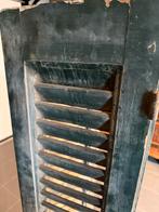 Oud louvre luik (groen), Ophalen, Zo goed als nieuw