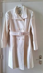 Prachtige creme kleurige mantel / lange jas MANGO, Kleding | Dames, Jassen | Winter, Mango, Beige, Maat 42/44 (L), Nieuw