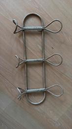 Bamboo look kapstok, drie stuks, naturel en zwart, Huis en Inrichting, Wandkapstok, Nieuw, Ophalen of Verzenden, Minder dan 100 cm