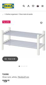 NEW PACKED NIEUW VERPAKT IKEA TJUSIG shoe rack - schoenenrek, Huis en Inrichting, Kasten | Schoenenrekken, Ophalen, Nieuw