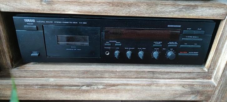 Yamaha KX-380 deck, 4 Posso bakken en TAPES TDK, Muziek en Instrumenten, Overige Muziek en Instrumenten, Gebruikt, Ophalen of Verzenden