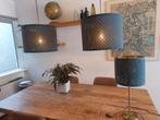 Ikea Nymo lampenkappen en tafel lamp., Huis en Inrichting, Ophalen, Blauw, Zo goed als nieuw, 25 tot 50 m²