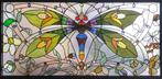Glas in lood art nouveau art deco, Ophalen, Gebruikt, Minder dan 80 cm, Overige typen