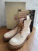 Nieuwe A.S.98 leren laarzen – designer-art schoenen, maat 39, Schoenen met lage hakken, Beige, Nieuw, Ophalen of Verzenden