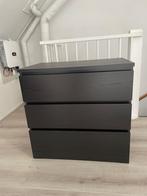 zwarte ladekast, Huis en Inrichting, Kasten | Ladekasten, Zo goed als nieuw, Minder dan 100 cm, 25 tot 50 cm, 50 tot 100 cm