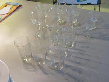Antiek geslepen glasservies kristal druivenrank beschikbaar voor biedingen
