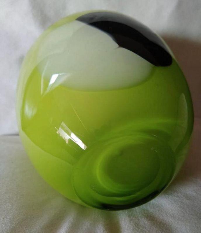 Prachtige Murano vaas - Groen met accenten, Antiek en Kunst, Antiek | Glas en Kristal, Verzenden