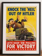 Brtis anti-Nazi Hitler Affiche Propaganda Poster, Ophalen of Verzenden, Nederland, Foto of Poster