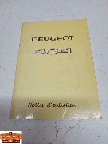 Origineel Franstalig instructieboekje voor Peugeot 404 1970 beschikbaar voor biedingen