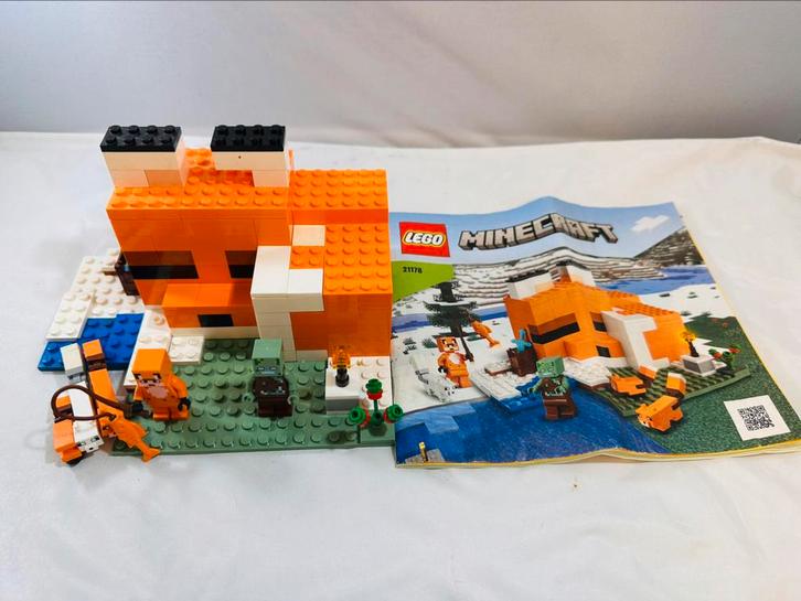 Lego 21178 The Fox Lodge, Kinderen en Baby's, Speelgoed | Duplo en Lego, Zo goed als nieuw, Lego, Complete set, Ophalen of Verzenden