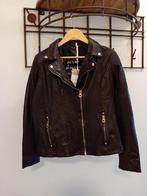 Gipsy, bruin leren biker jack, Kleding | Dames, Ophalen of Verzenden, Zo goed als nieuw, Bruin