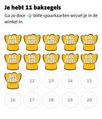 Te koop: 11 digitale Jumbo Bakzegels, Ophalen, Winkel, Super of Benzinepomp, Zegels, Bonnen of Punten