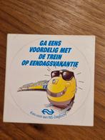 2551 NS Dagtocht Sticker, Verzamelen, Spoorwegen en Tramwegen, Ophalen of Verzenden, Zo goed als nieuw, Trein, Kaart of Prent