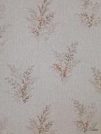 10335 Vintage jutelook behang met fijne takjes  70s swiet, Verzenden, Minder dan 10 m², Beige