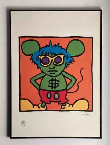 Keith Haring : litho op groot formaat beschikbaar voor biedingen