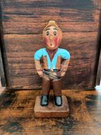 De avonturen van Kuifje, houten Beeld (Vintage), Ophalen of Verzenden