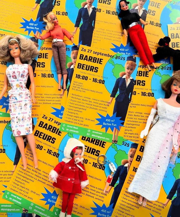 Grote Barbie beurs Harmelen zat 27 september 2025, Kinderen en Baby's, Speelgoed | Poppen, Zo goed als nieuw, Barbie, Ophalen of Verzenden