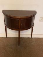 Drum Table mahonie, Huis en Inrichting, Tafels | Sidetables, Ophalen, Zo goed als nieuw, 25 tot 50 cm, Rechthoekig