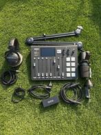 Complete Podcast Set-up – Rode caster & Shure Microfoon SM7B, Ophalen, Zo goed als nieuw