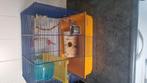 Kooi, Dieren en Toebehoren, Knaagdieren en Konijnen | Hokken en Kooien, Kooi, Minder dan 75 cm, Zo goed als nieuw, Ophalen