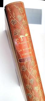 Le Roman Comique 1888 Scarron - Fraaie band M. Ritter duivel, Antiek en Kunst, Ophalen of Verzenden
